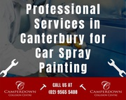 Professional Services in Canterbury for Car Spray Painting